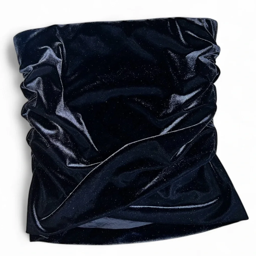 The Kooples Technical Fleece Ruched Mini Skirt Size FR 4 / Size 10/XL US NWT